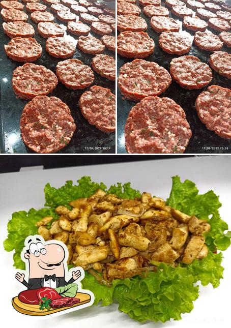 Escolha refeições de carne no BIG Monte