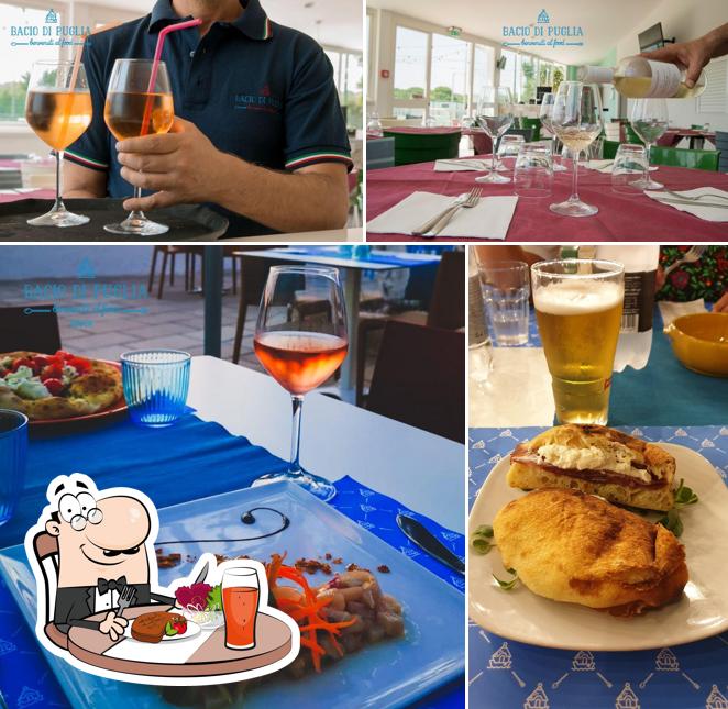 La foto della tavolo da pranzo e bevanda di Bacio di Puglia - Leuca
