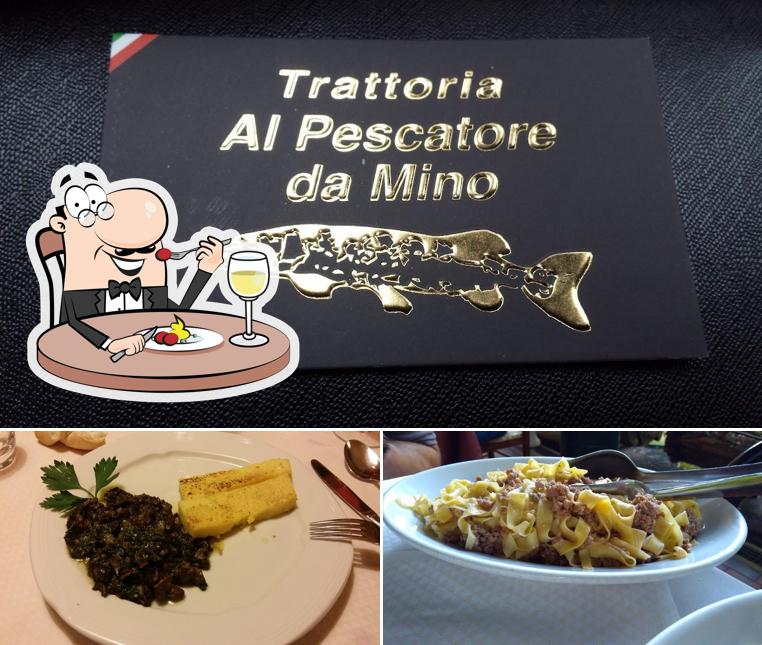 Nourriture à Trattoria Al Pescatore da Mino