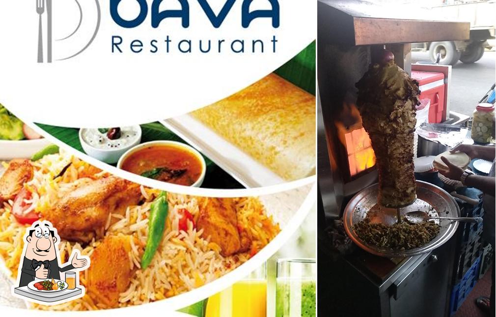 Meals at Bava Restaurant