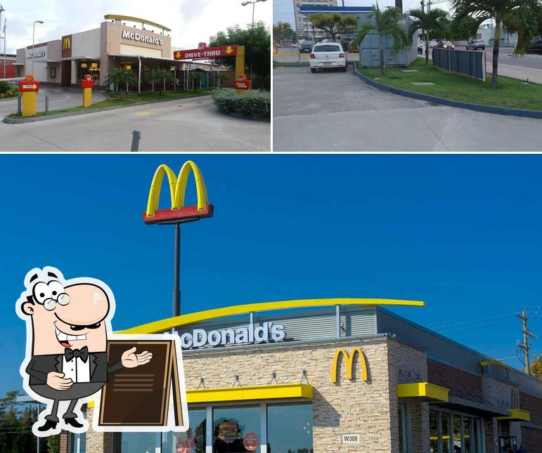 Descubra a área externa do McDonald's - Nova Parnamirim