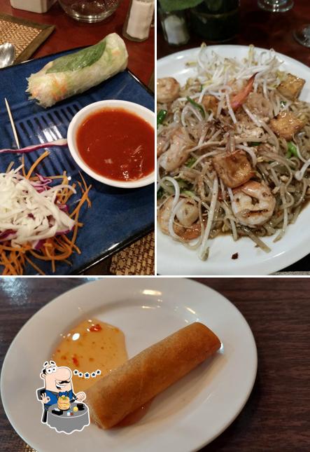 Food at Blue Mint Thai & Asian Cuisine