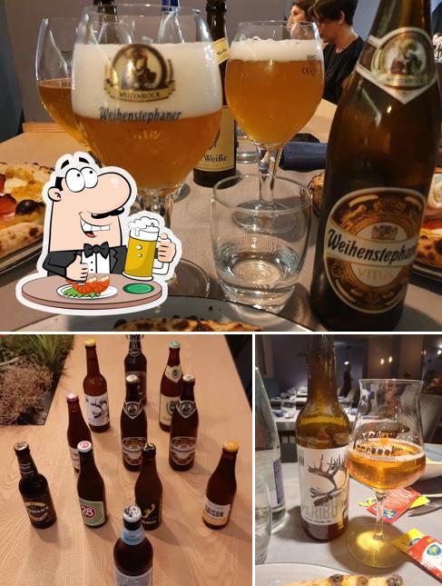 Puoi prenderti un rinfrescante bicchiere di birra chiara o scura