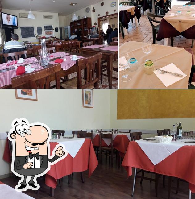 Gli interni di Trattoria e Pizzeria Coccole di Cibo