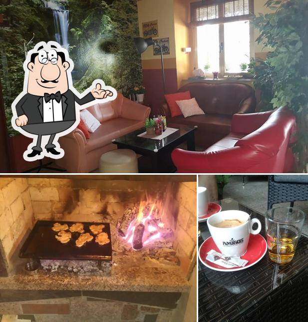 Gli interni di Cafe ROČ