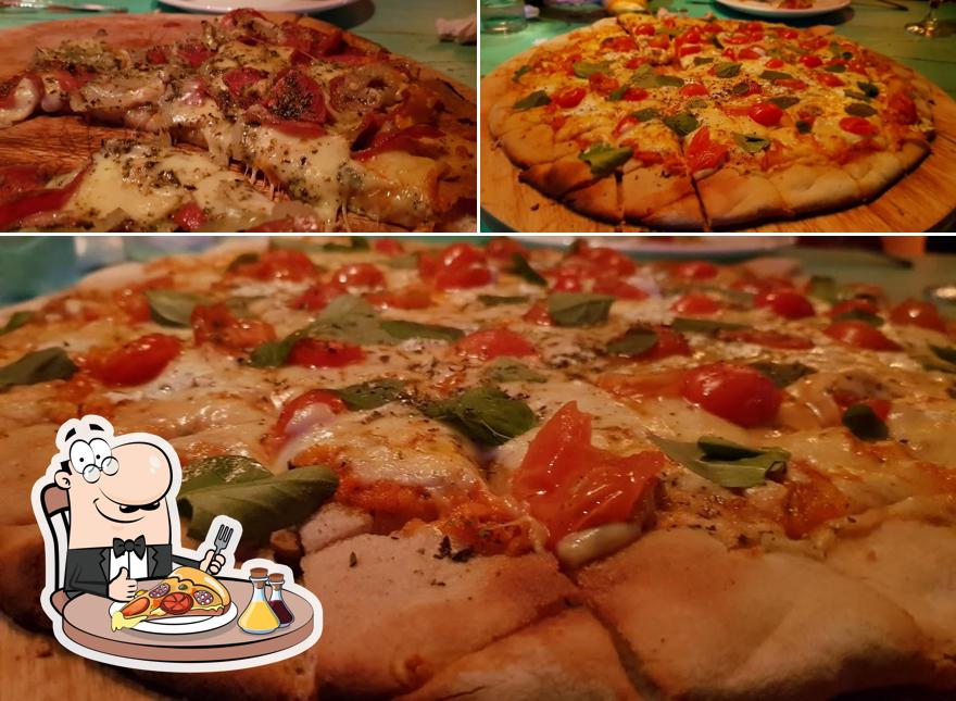 Experimente diferentes variedades de pizza