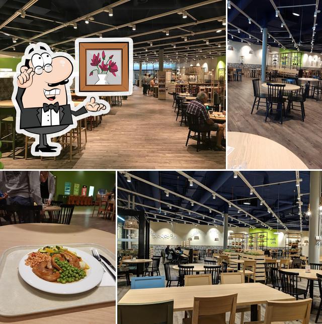 Интерьер "Migros-Restaurant - Brügg - Centre Brügg"