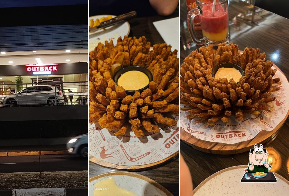 Platos en Restaurante Outback Steakhouse