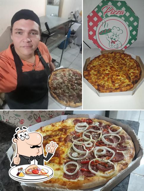 Escolha diversos tipos de pizza