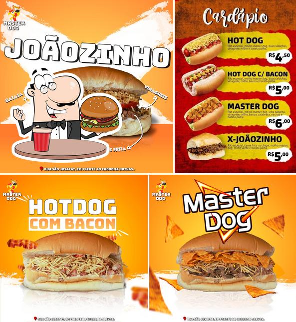 Peça um hambúrguer no Master Burguer & Dog