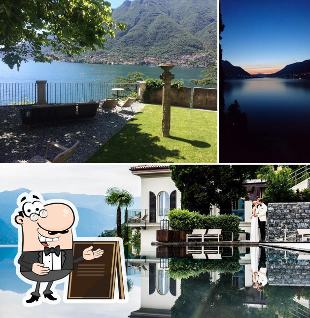 Gli esterni di Villa Lario