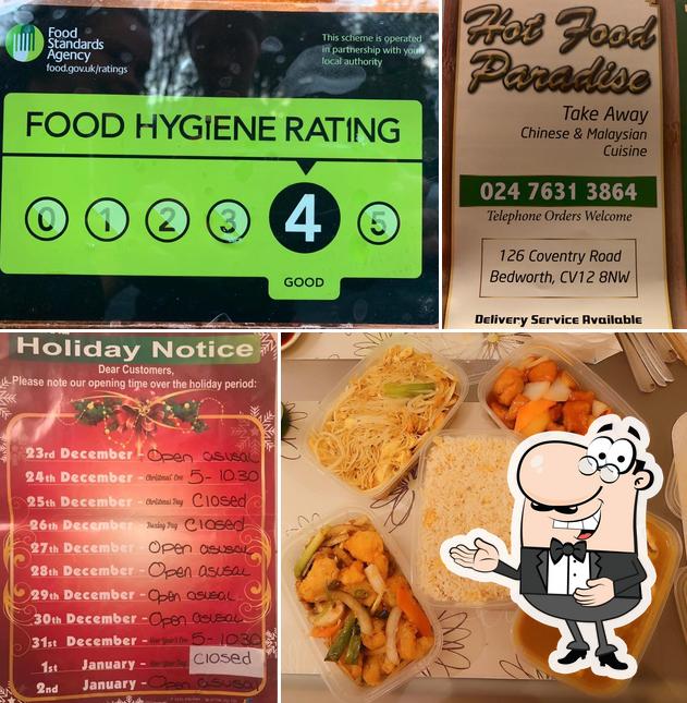 Hot Food Paradise in Bedworth Restaurant menu and reviews