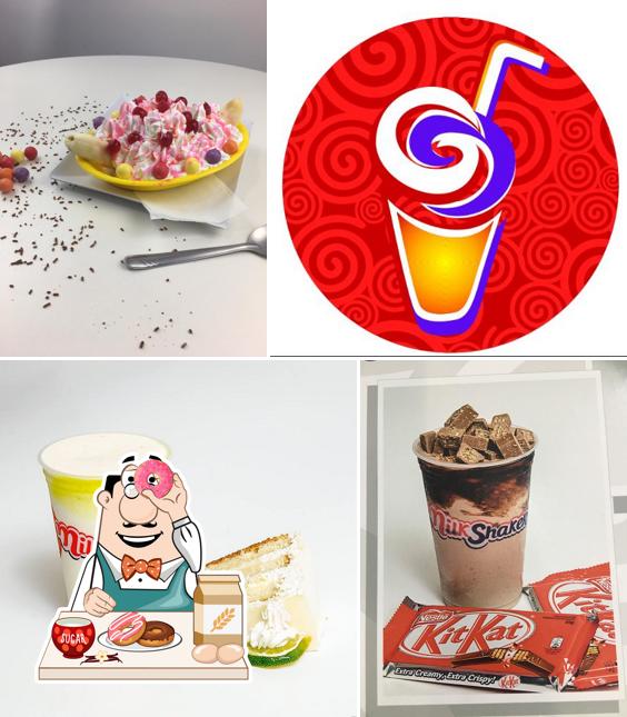 Peça uma das opções doces