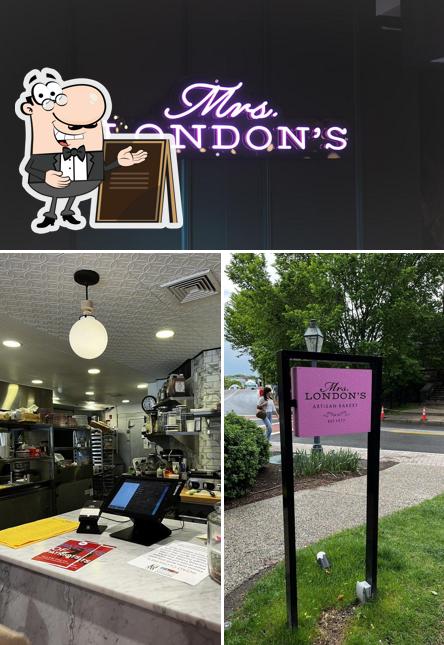 Las imágenes de exterior y interior en Mrs. London's Bakery & Cafè