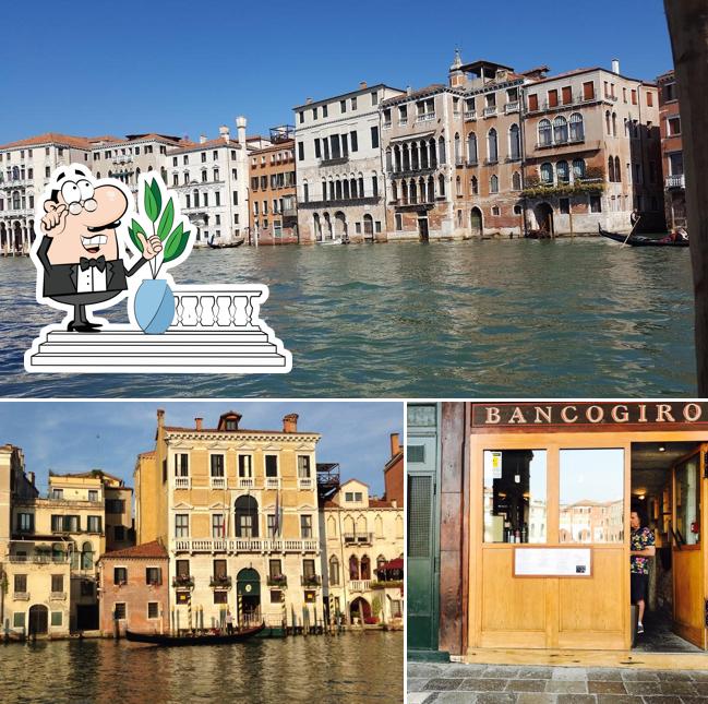Curiosa tra la parte esterna di Osteria Bancogiro Venezia