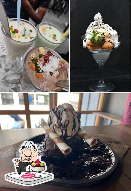 Backyard Cafe provides a range of sweet dishes