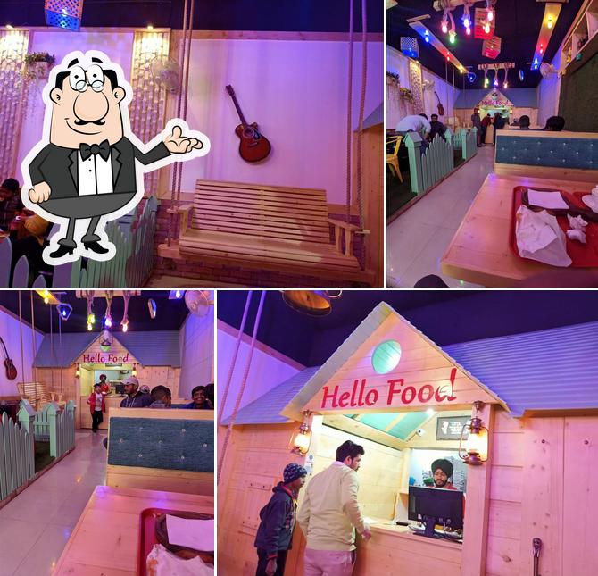 The interior of Hello Food