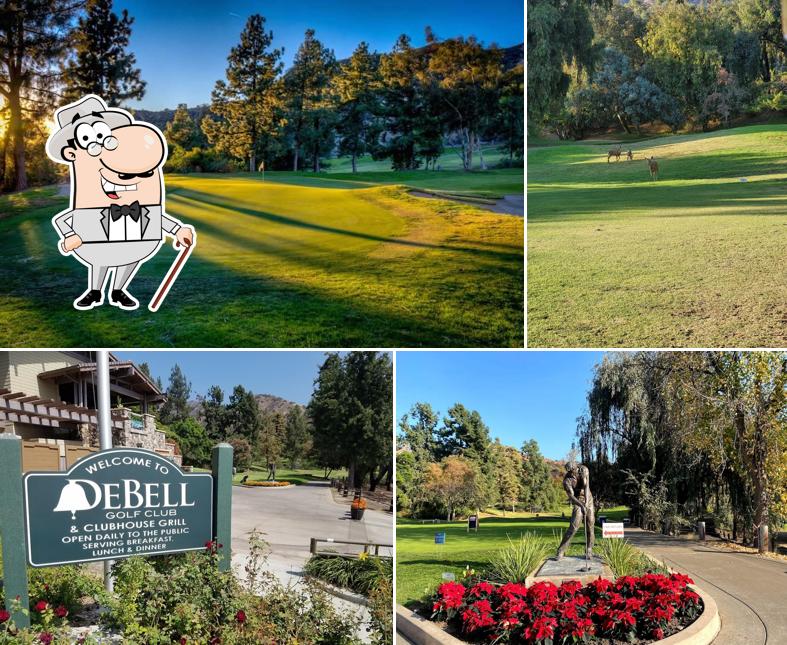 Посмотрите, как "DeBell Golf Club" выглядит снаружи