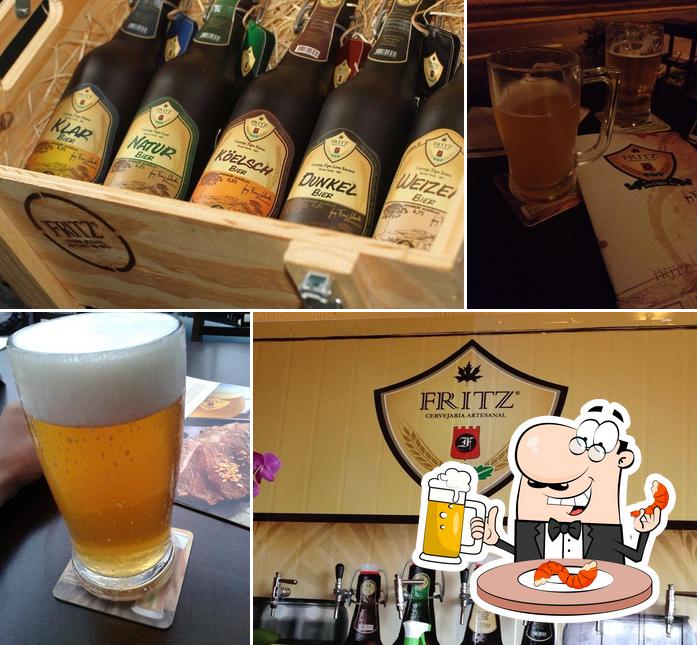 Peça um copo de cerveja leve ou escura