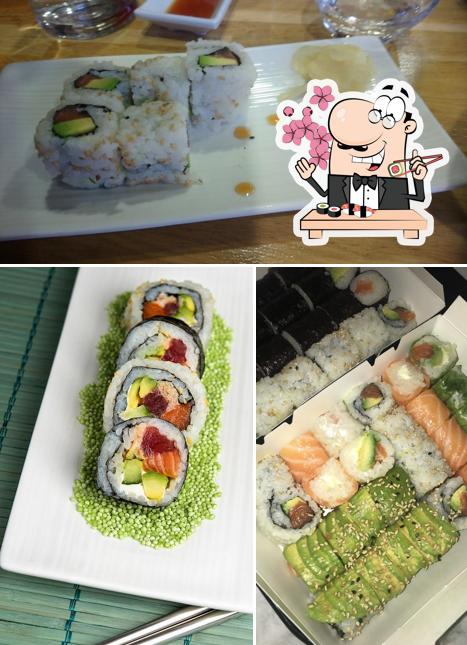 Les sushis sont un repas célèbres provenant du Japon