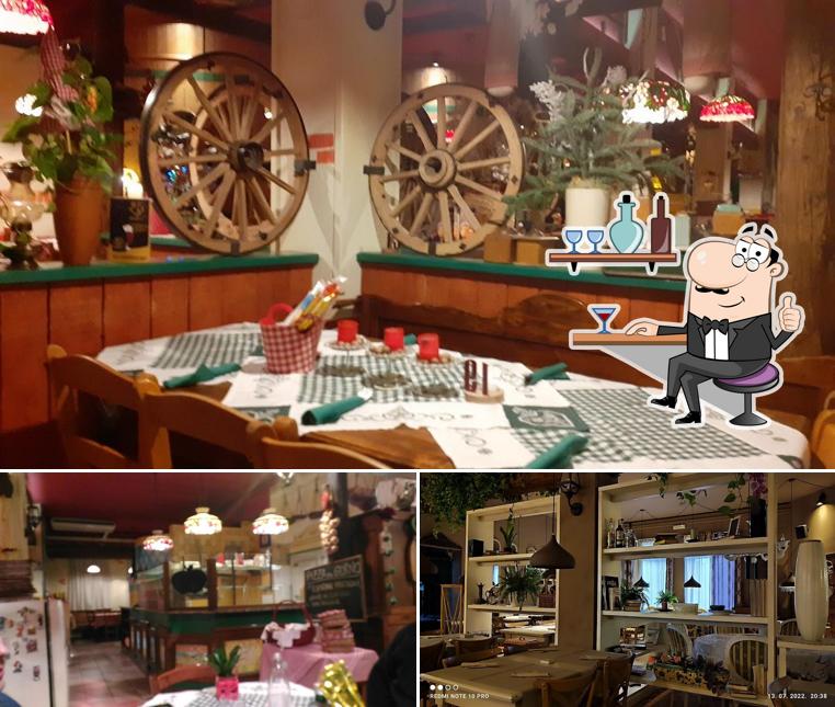 Gli interni di Pizzeria "La Botte"