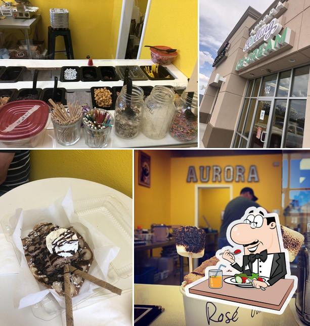 Aurora Rolling Ice Cream in El Paso Restaurant menu and reviews