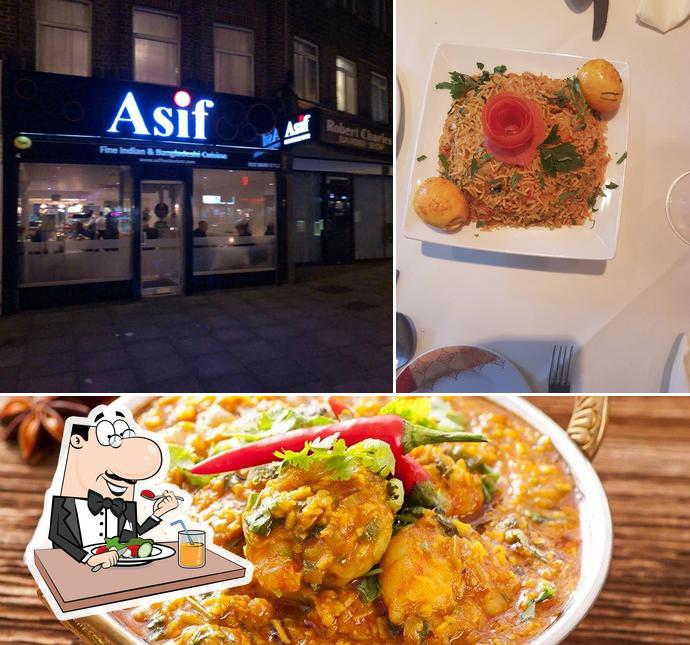 Еда в "Asif Balti House Indian restaurant, Beddington"