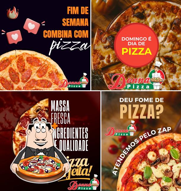 No DONNA PIZZA, você pode pedir pizza