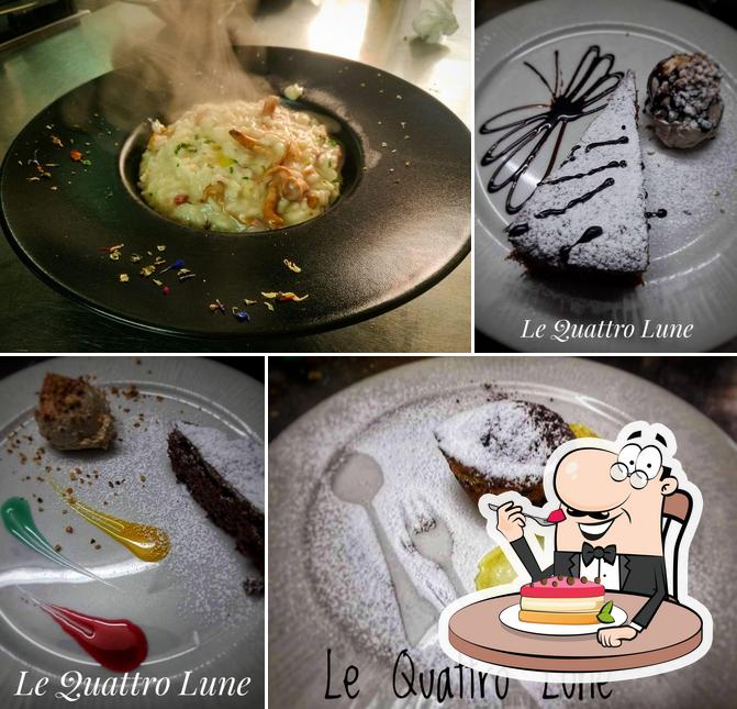 Corte Le Quattro Lune Restaurant & Pizza sert un nombre de desserts