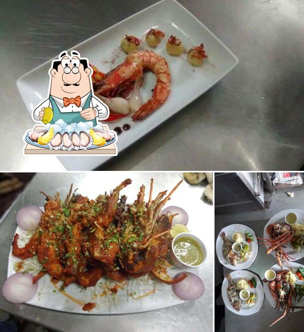 Order seafood at Villa Krish