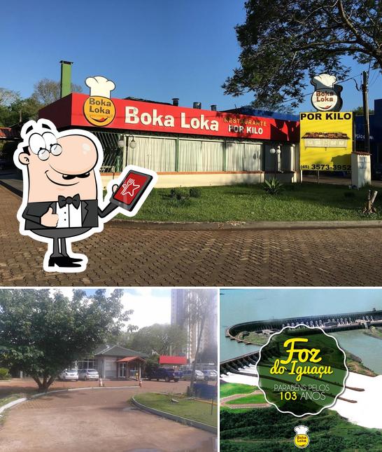 O exterior do Restaurante Boka Loka
