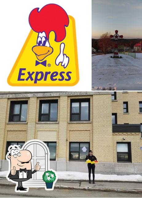 L'extérieur de Express St-Hubert