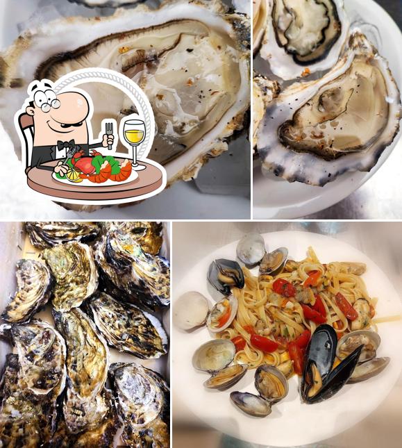 Elisir Brasserie offre un'ampia varietà di pasti di mare
