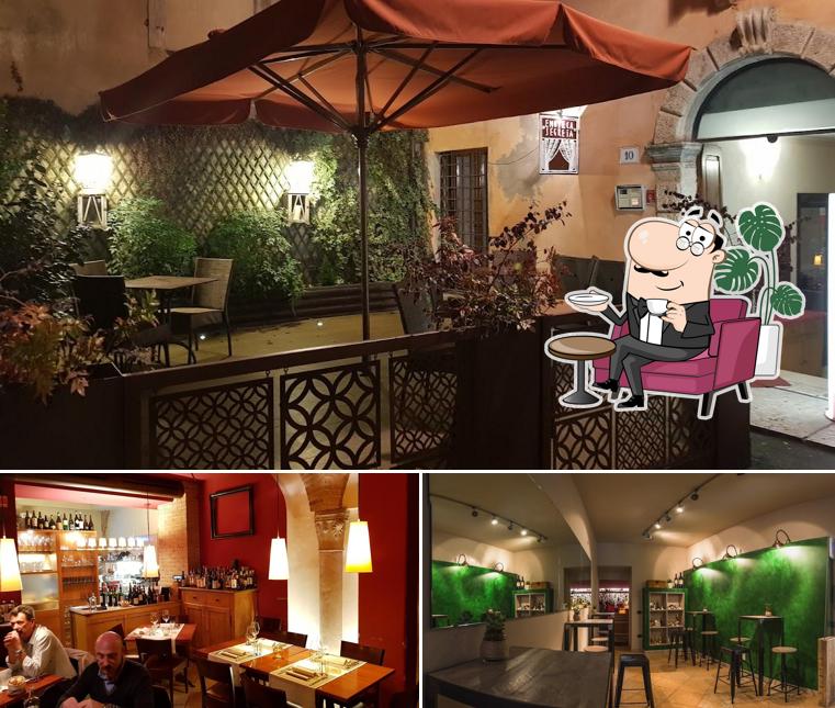 Dai un'occhiata agli interni di Enoteca Segreta