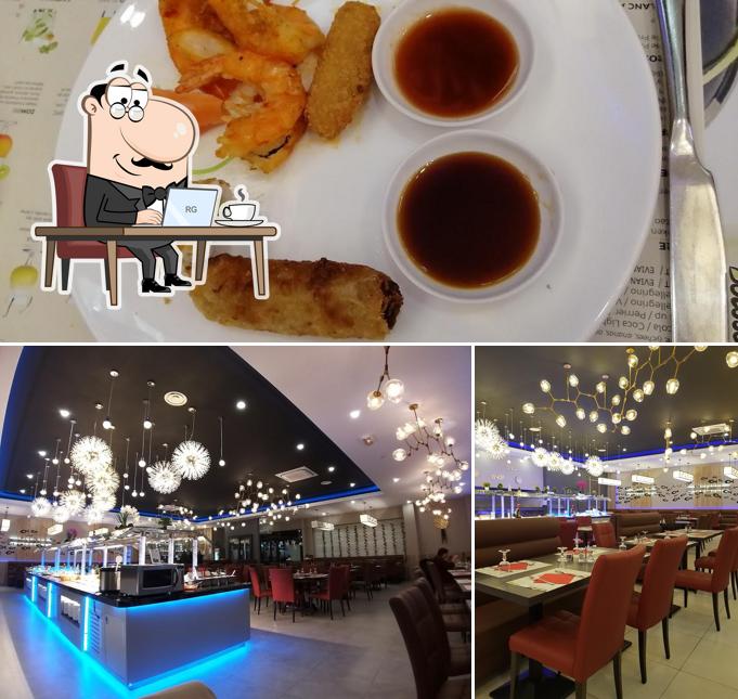 L’image de la intérieur et nourriture concernant FUWA Restaurant Asiatique buffet A volonté