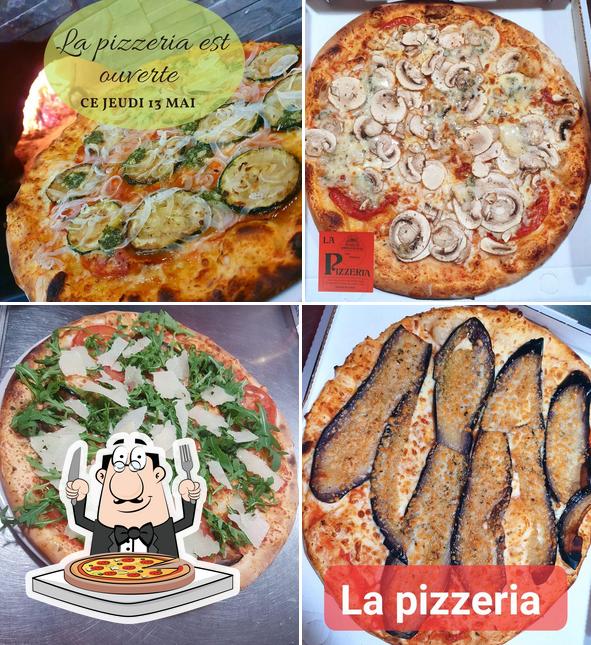 A La Pizzeria, vous pouvez commander des pizzas