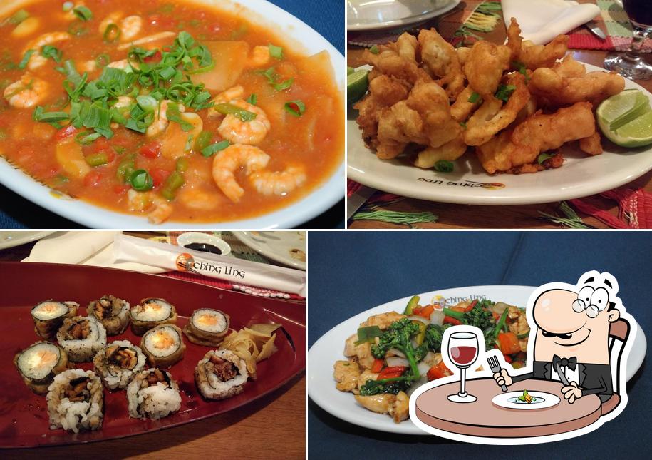 Platos en Restaurante Ching Ling