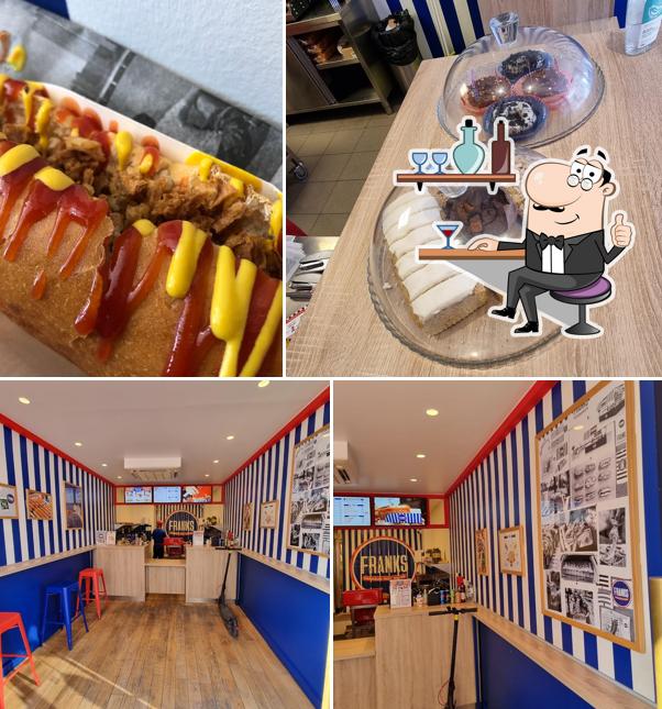 Franks Hot Dog - Bastille se distingue par sa intérieur et nourriture