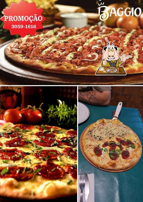 Consiga pizza no Pizzaria Baggio