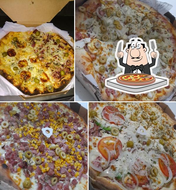 Consiga diferentes variedades de pizza