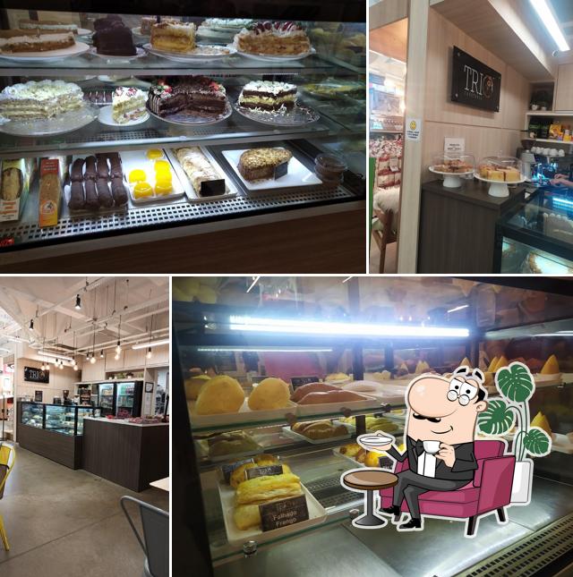 O interior do TRIO Cafeteria - Leroy Merlin