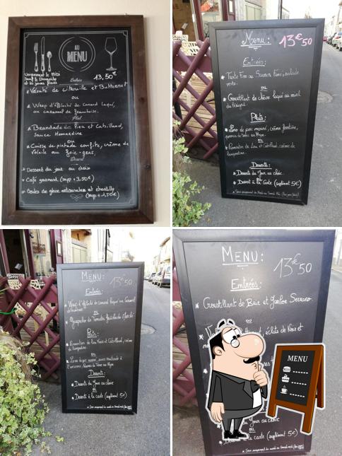 Découvrez le menu du jour sur le tableau