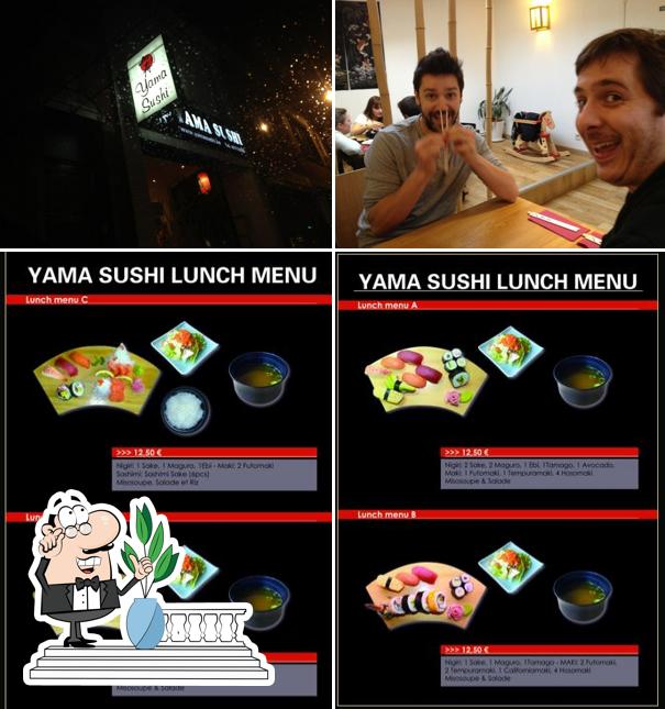 L'extérieur de Yama sushi