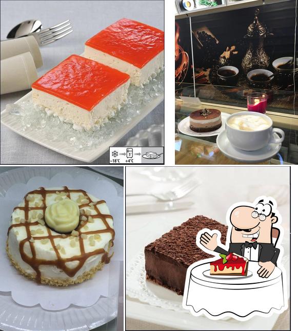 Cafe' PhoneDoktor offre une variété de desserts