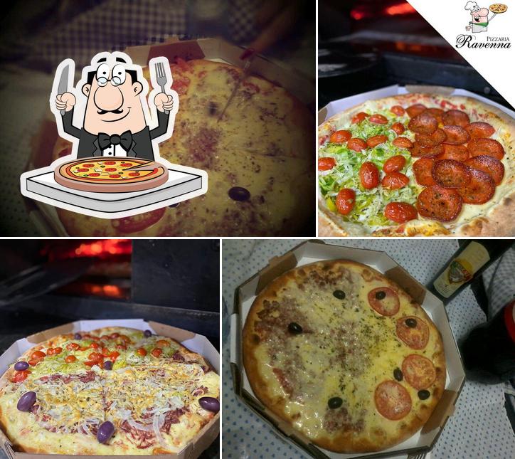 Experimente pizza no Pizzaria Ravenna