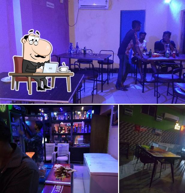 The interior of Shubharatri Bar