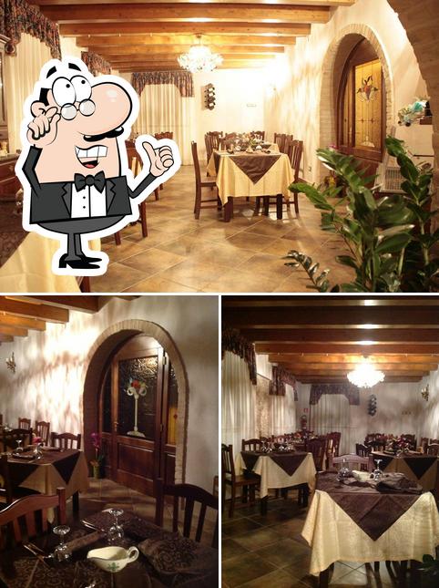 Gli interni di La Taverna di Bova