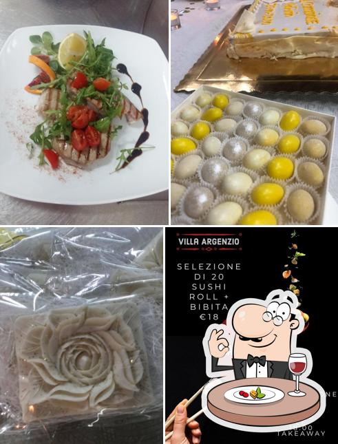 Platti al Ristorante Villa Argenzio