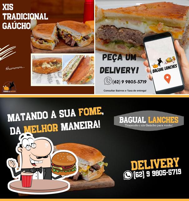 Consiga um hambúrguer no Bagual Lanches