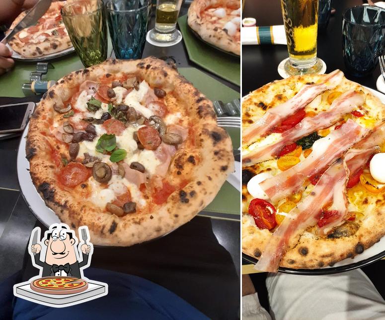 A Pizzeria La Vita è Bella, vous pouvez prendre des pizzas